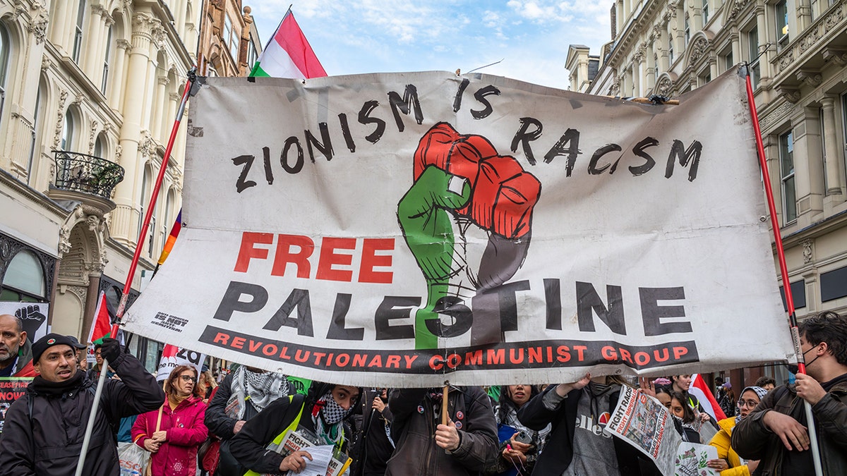 London anti-Israel protest
