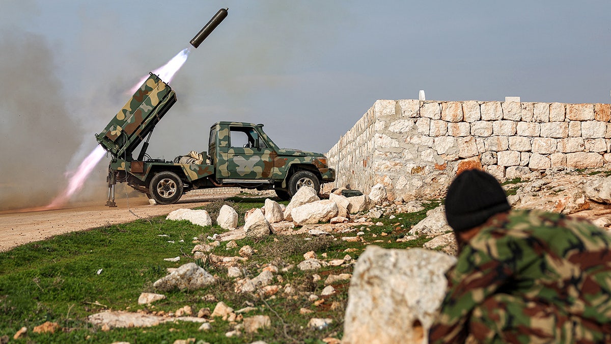 Hayat Tahrir al-Sham fighters in Syria