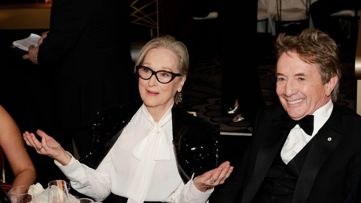 Meryl Streep et Martin Short à la 81e cérémonie annuelle des Golden Globe Awards