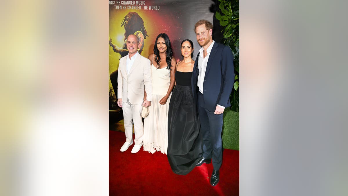 Brian Robbins, Tracy James, Meghan, Duchess of Sussex and Prince Harry, Duke of Sussex