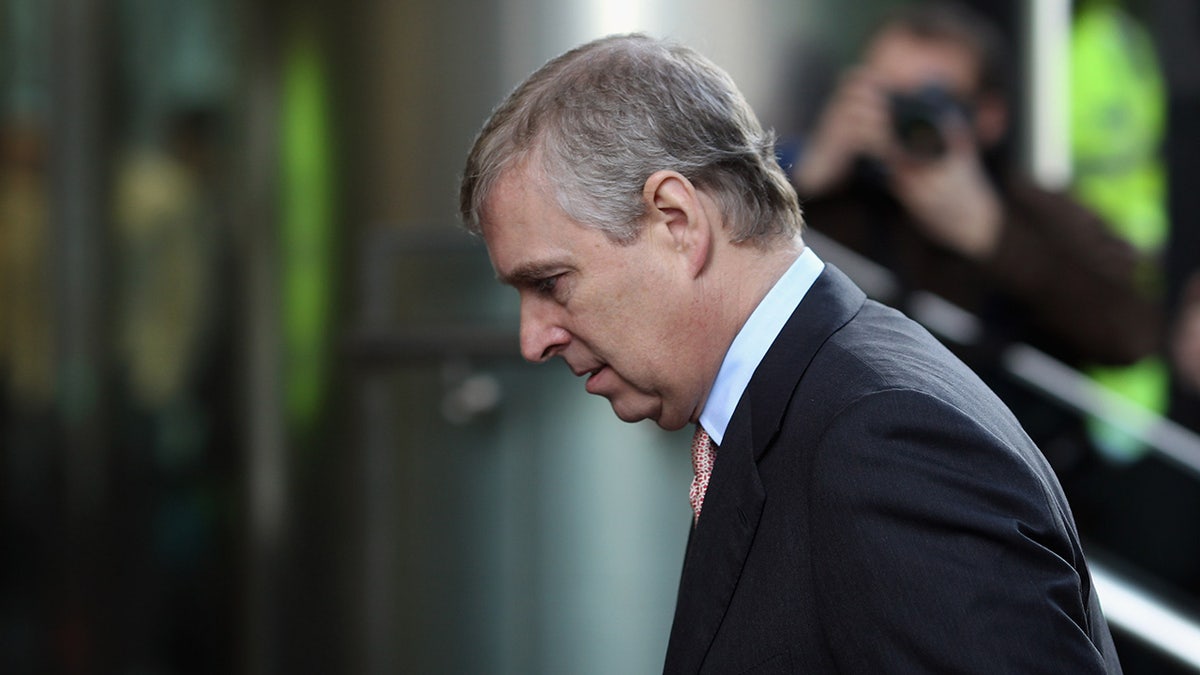 Prince Andrew keeping his head down