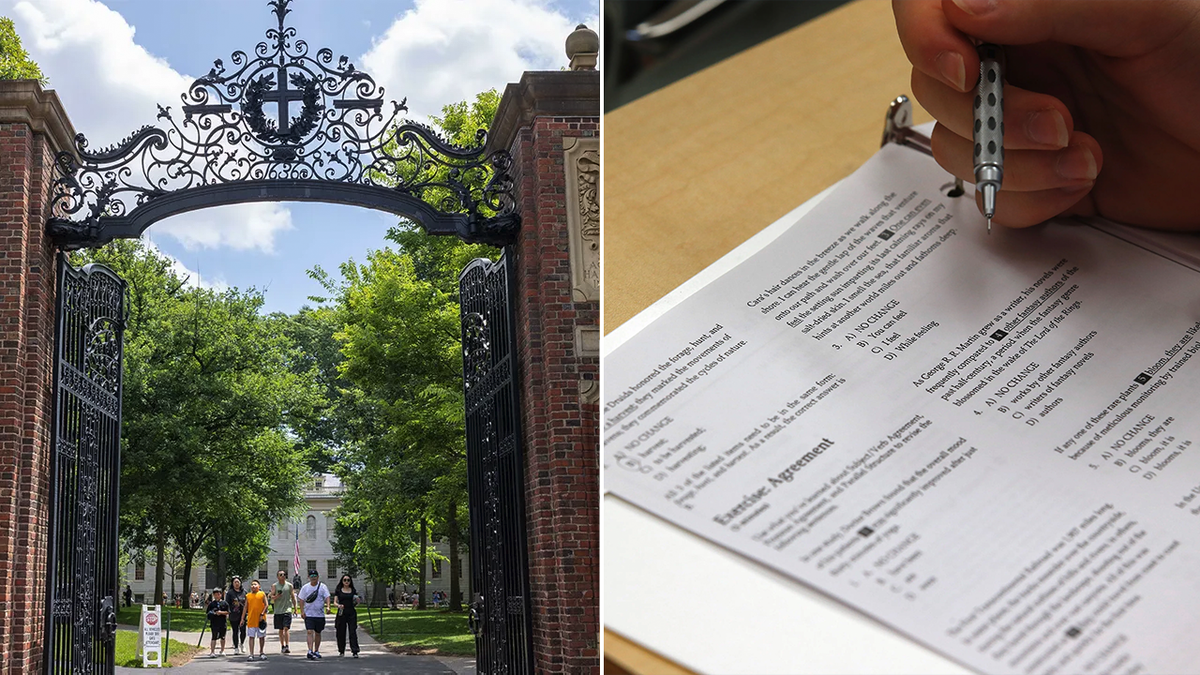 Harvard gates and SAT split image