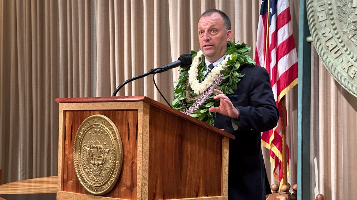 Hawaii Gov. Josh Green after his State of the State address