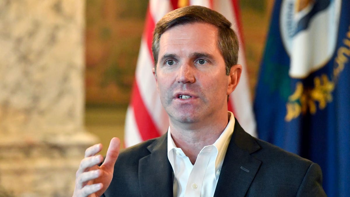 Andy Beshear closeup shot