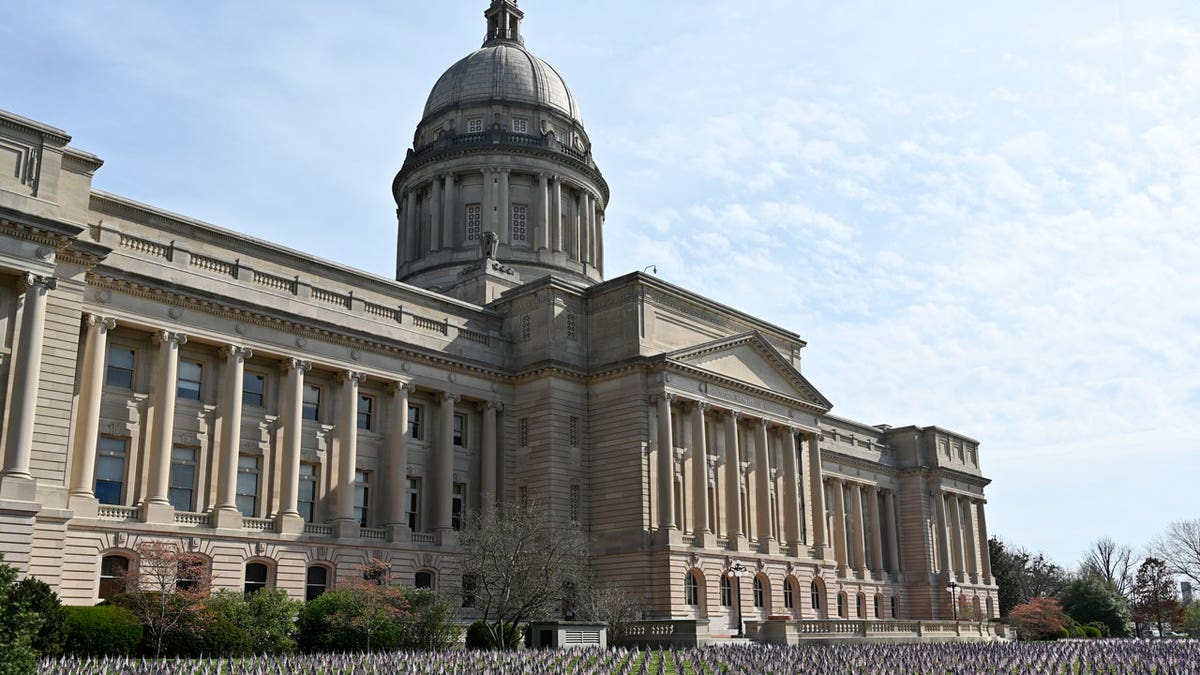 Kentucky Capitol building in April 2021