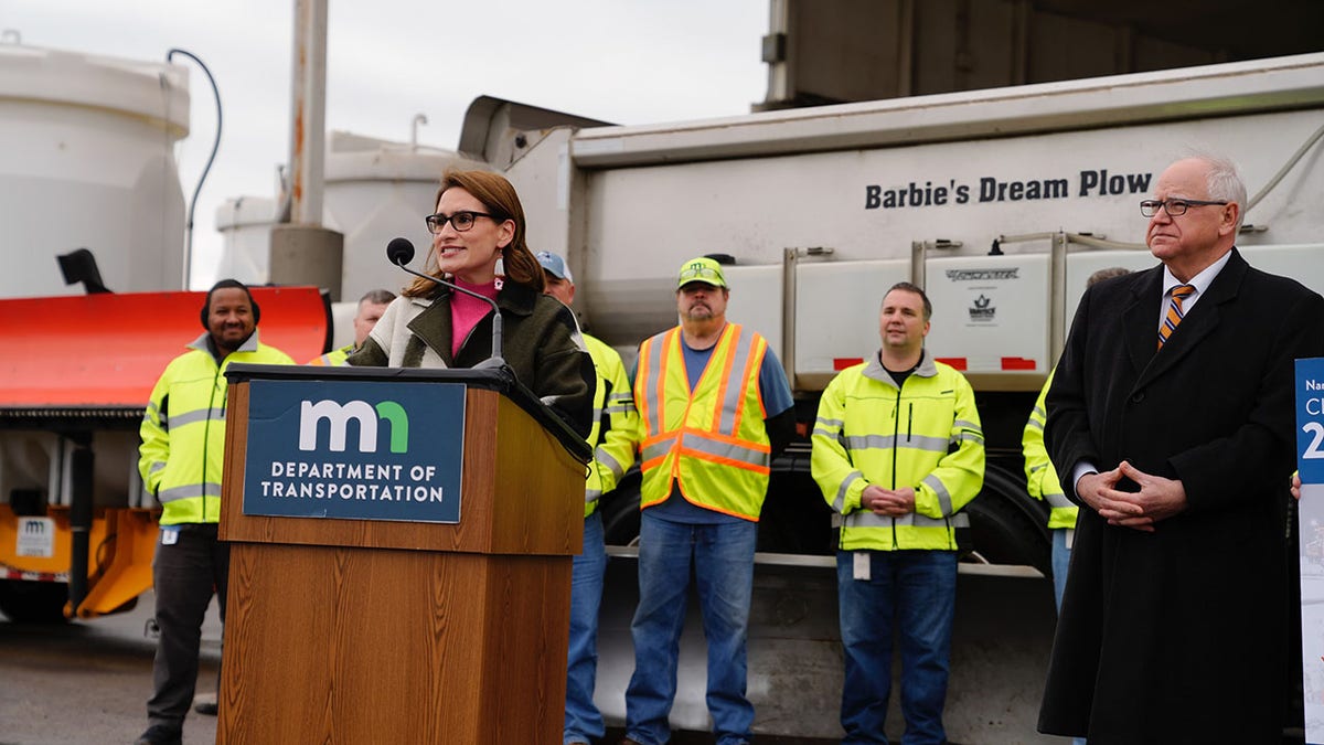 Minnesota Lt. Gov. and a snowplow