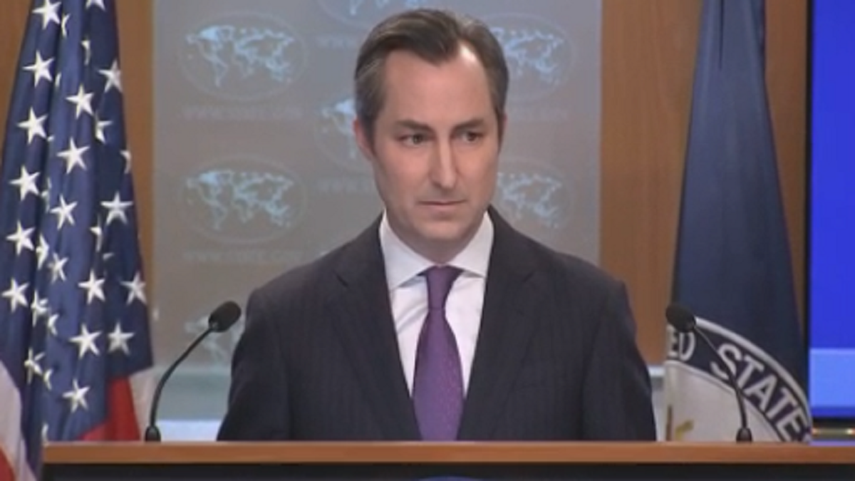 State Department spokesperson Matthew Miller