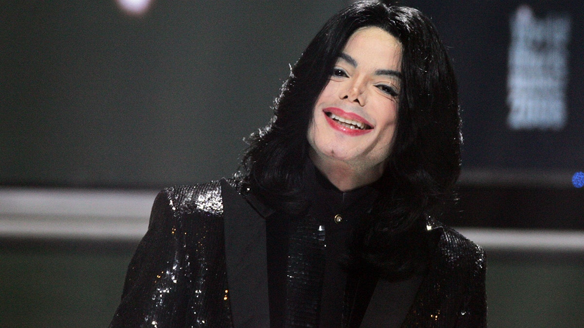 Michael Jackson smiles