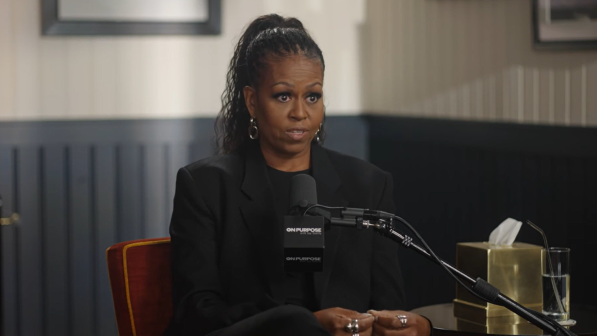 Michelle Obama says she is 'terrified about what could possibly happen