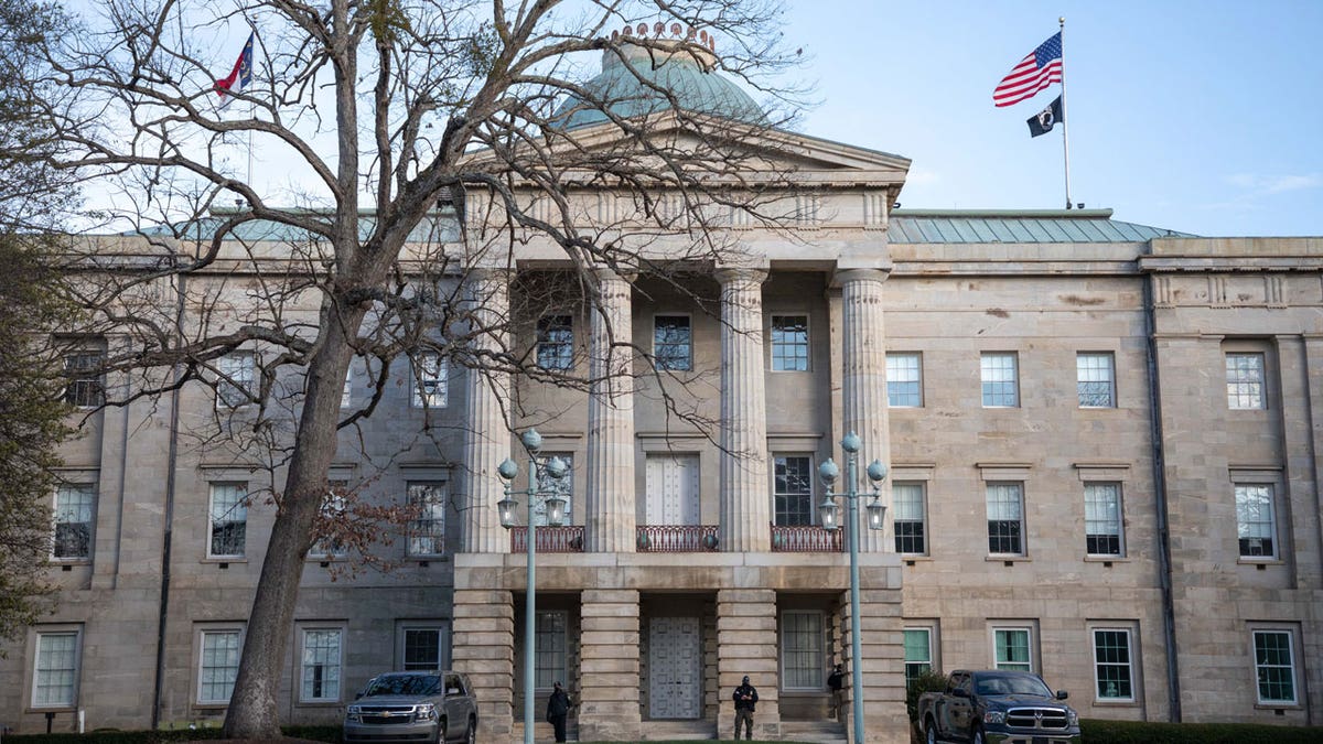 The North Carolina state Capitol in Raleigh