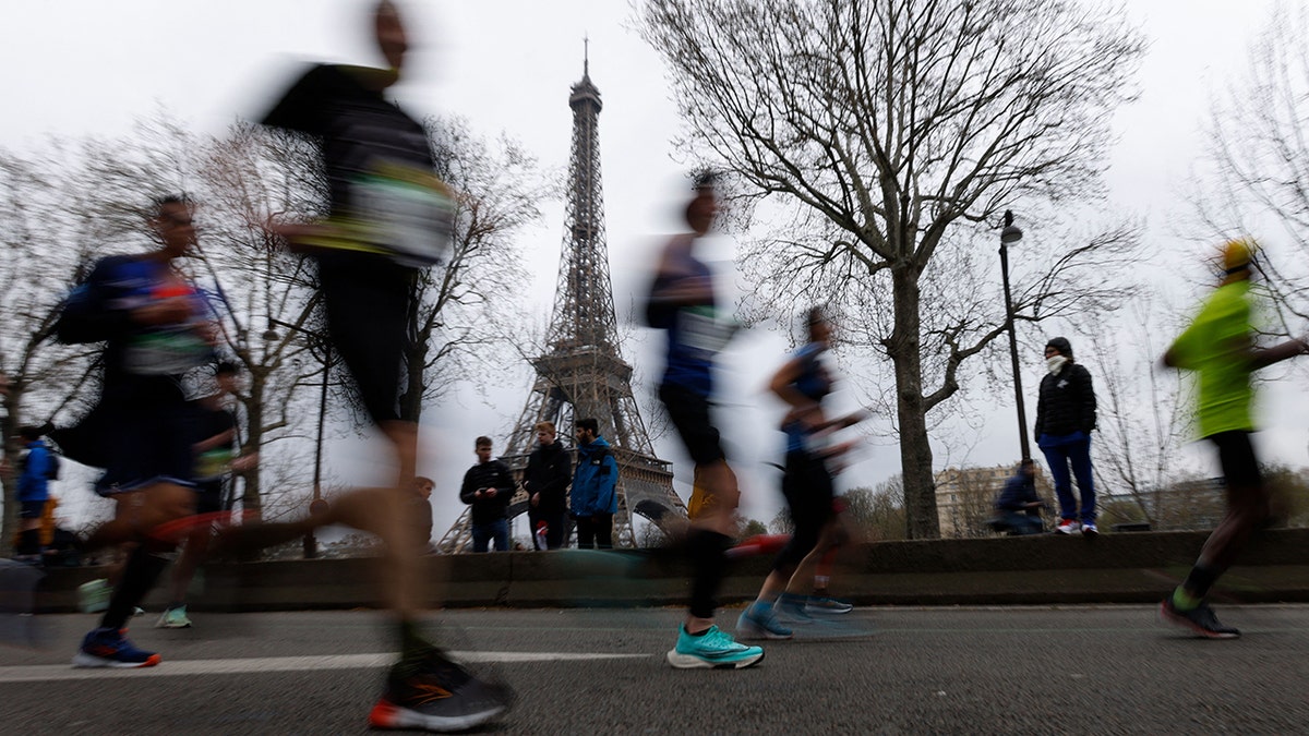 Paris Marathon trail