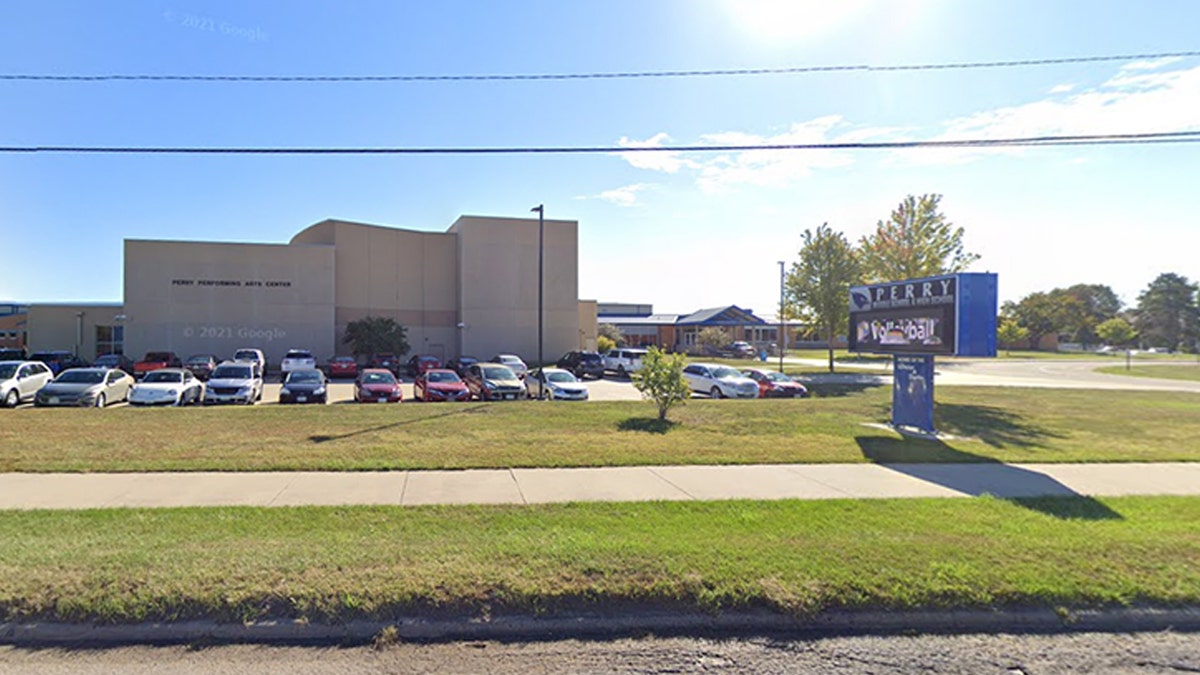 Google Maps view of Perry High School