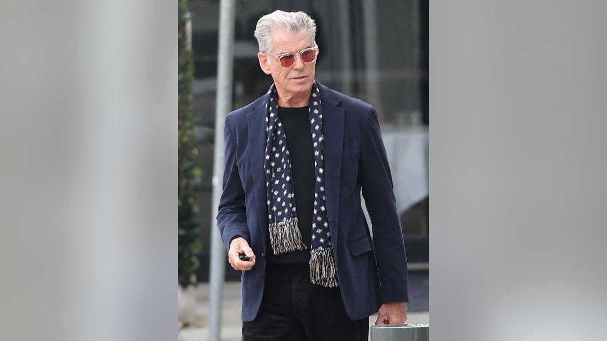 Pierce Brosnan seen leaving a Malibu restaurant