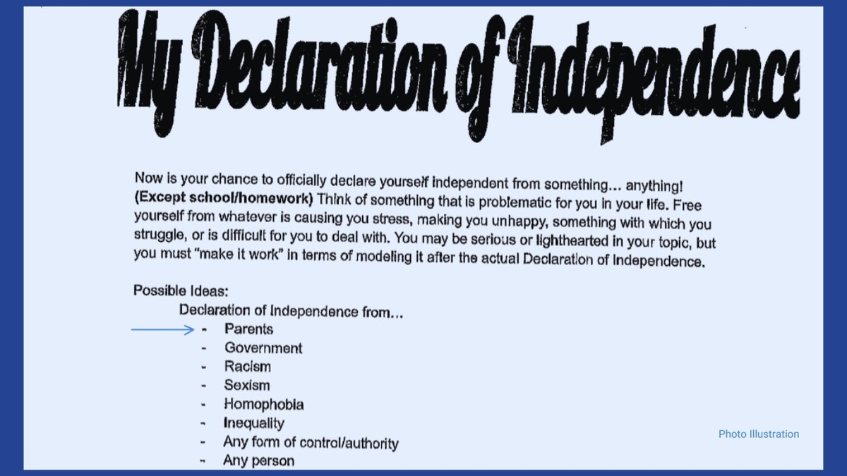declaration of independence gorham high school maine