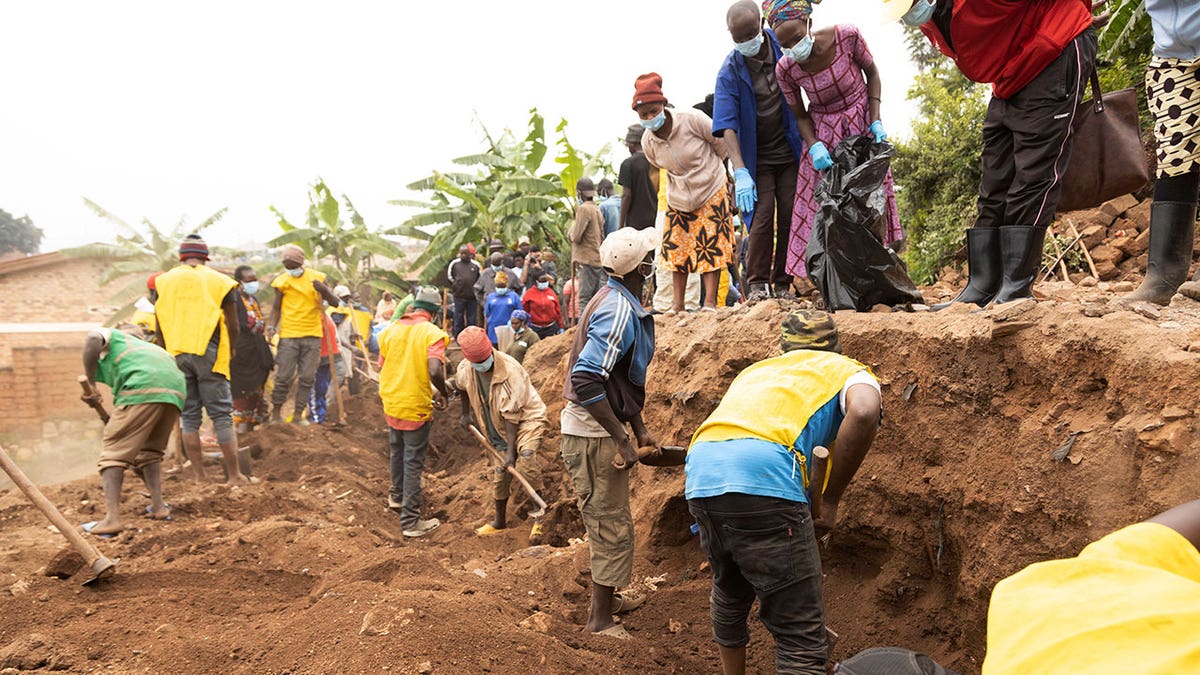 Rwanda mass grave
