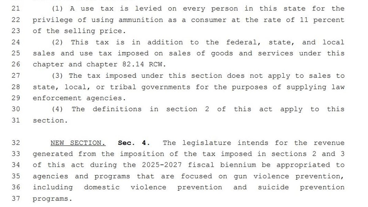 Screenshot of HB 2238