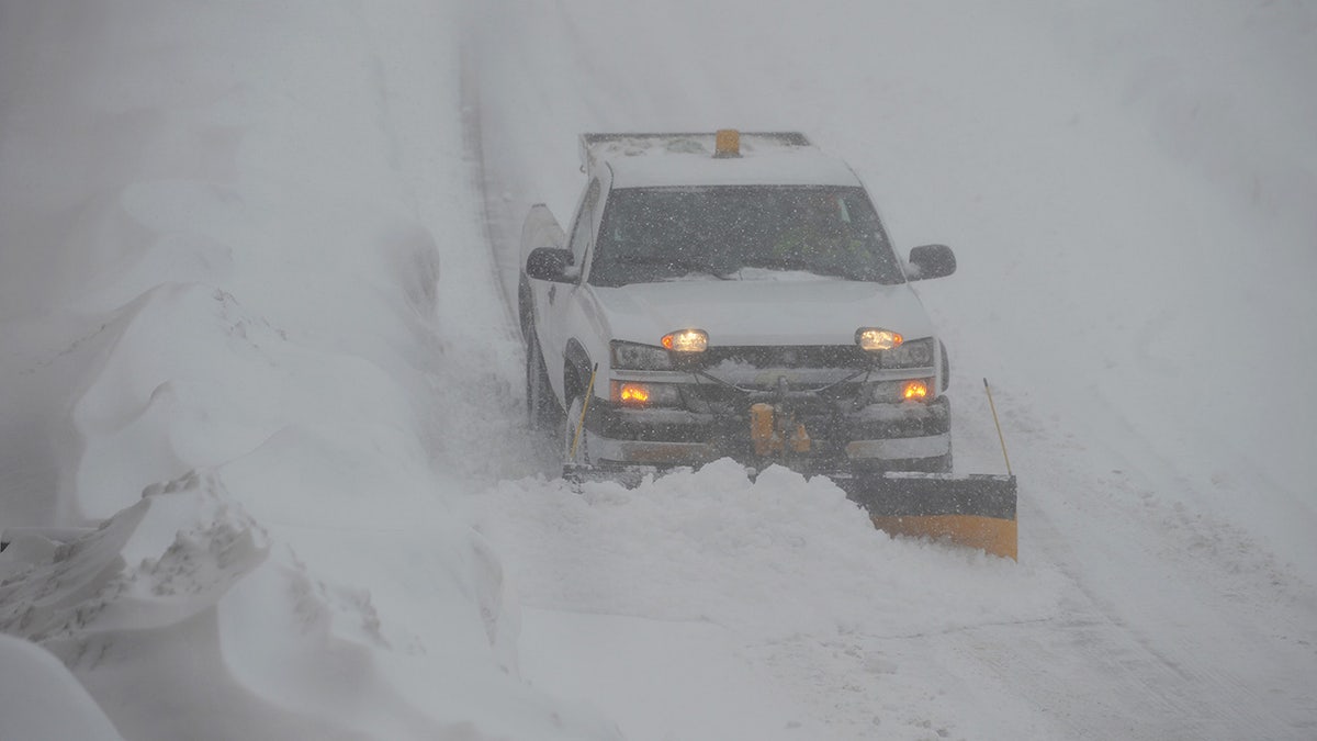 snow plow in Maryland