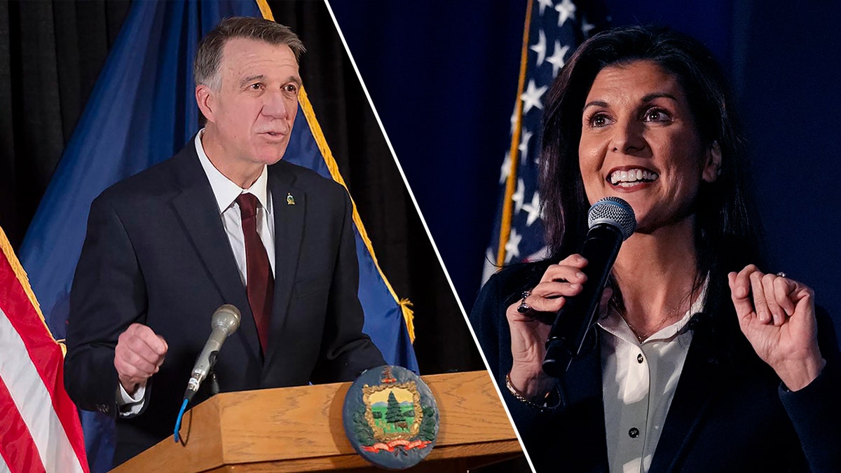 Nikki Haley y el Gobernador de Vermont, Phil Scott