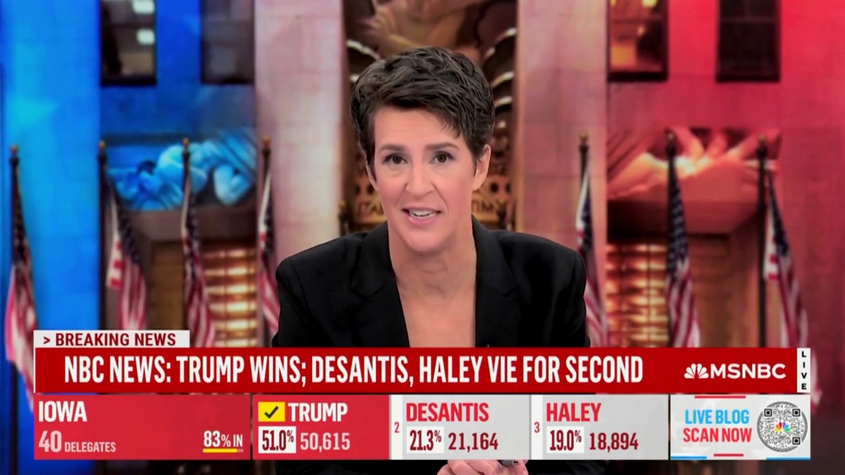 MSNBC host Rachel Maddow