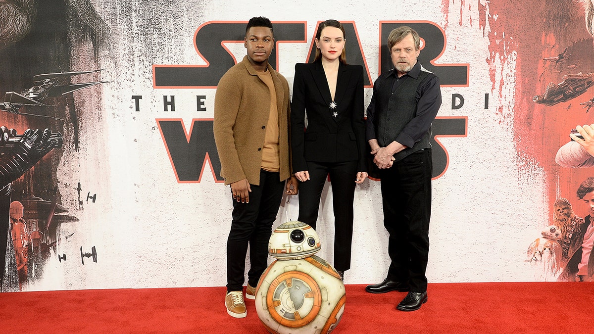 Star Wars cast on the red carpet