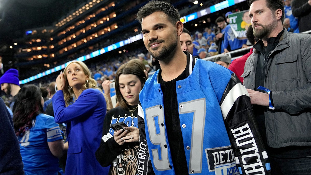 Taylor Lautner at Ford Field