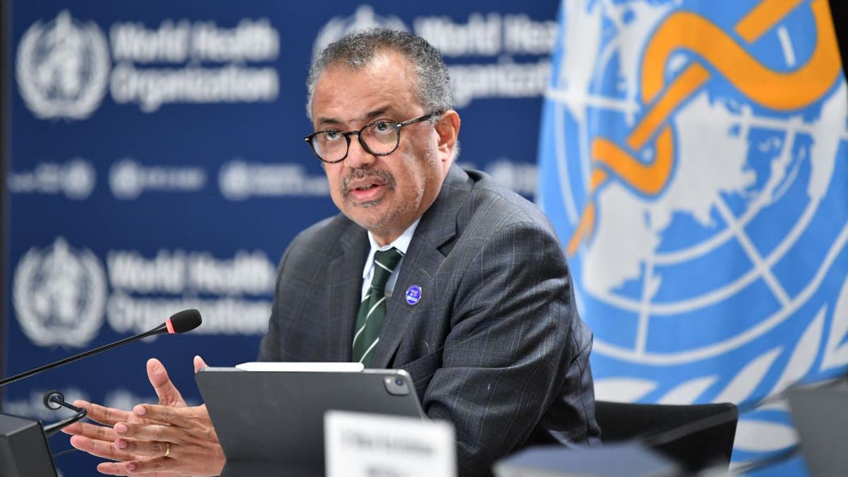 Tedros Adhanom Ghebreyesus, director-general of the World Health Organization speaking