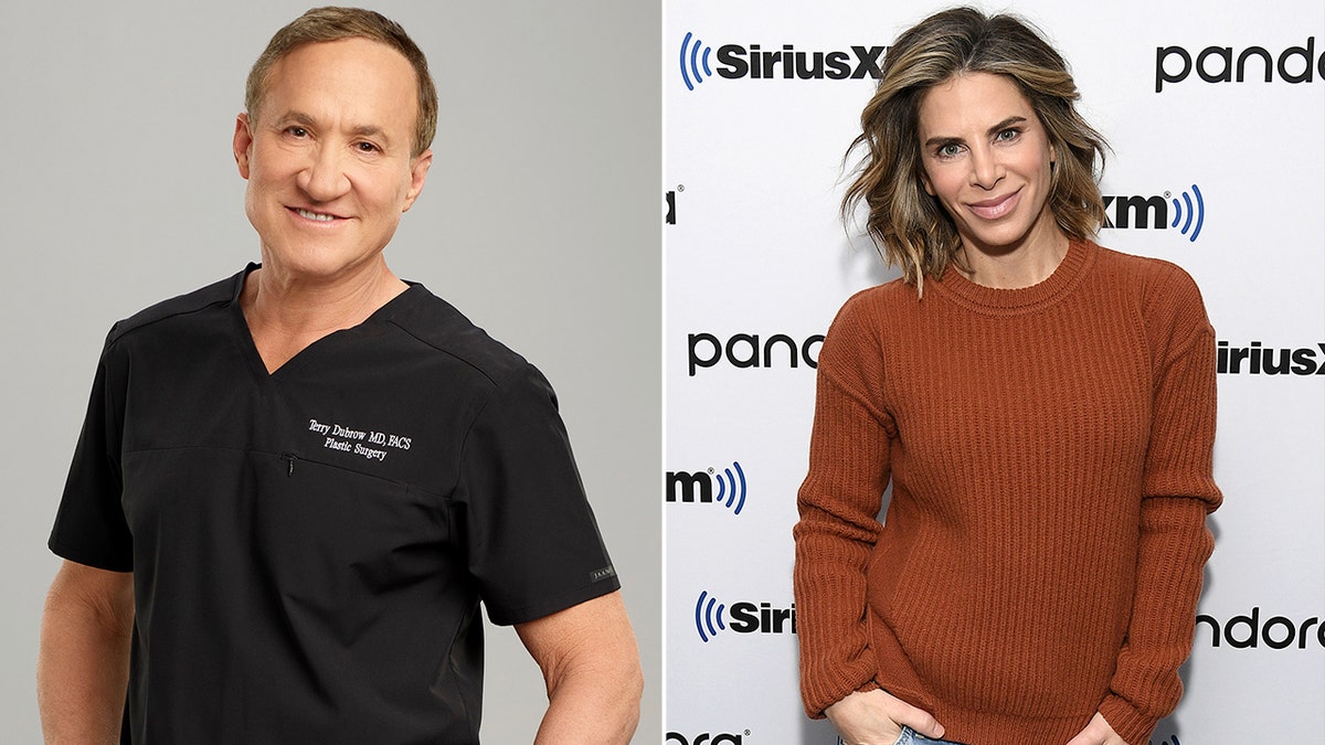 Side by side photos of Terry Dubrow and Jillian Michaels