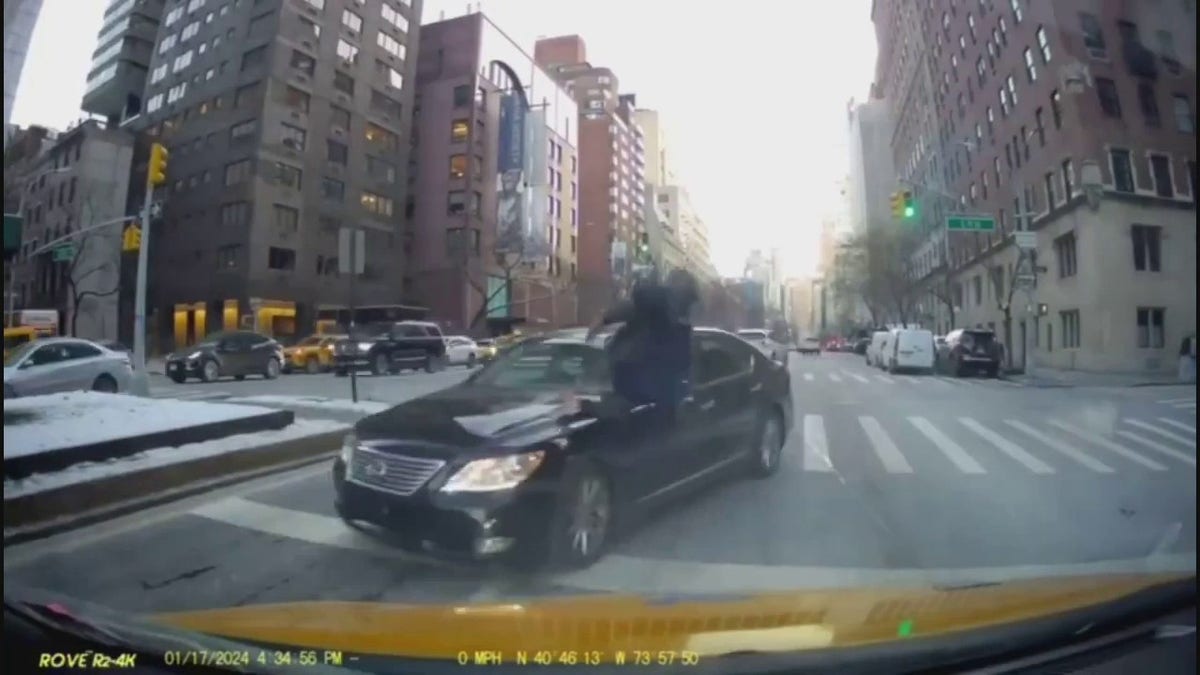 NYC driver plows into cop