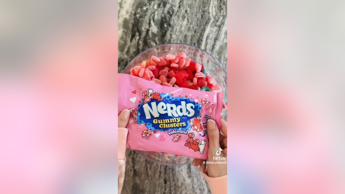 candy salad nerds clusters candy bowl