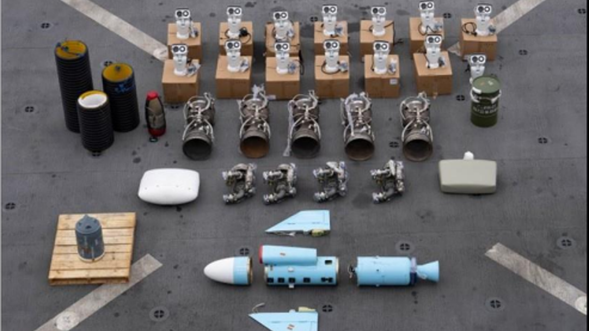 Iranian weapons seized by U.S. Navy