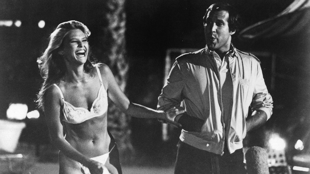 Christie Brinkley and Chevy Chase in National Lampoon's Vacation