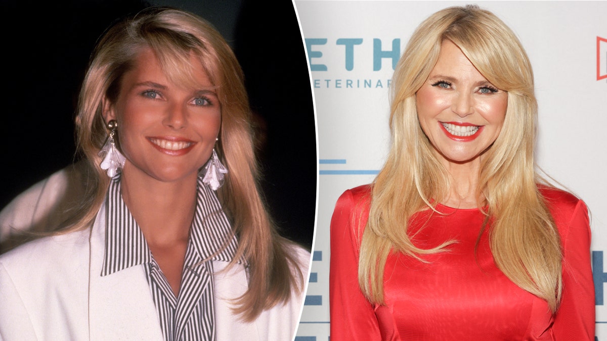 Christie Brinkley now and then split