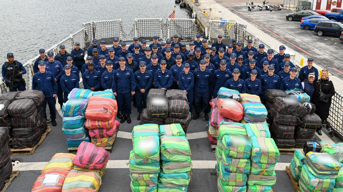 The Coast Guard seized $55 million in cocaine and marijuana