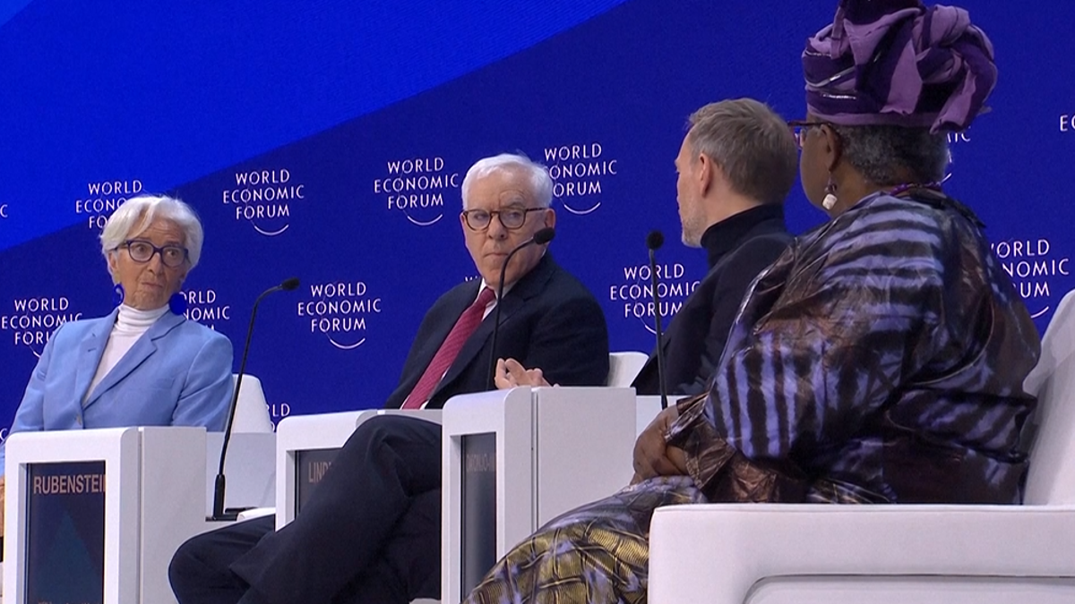 Leaders speak in Davos