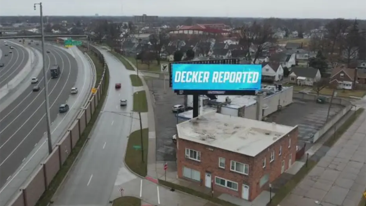 Decker reported billboard