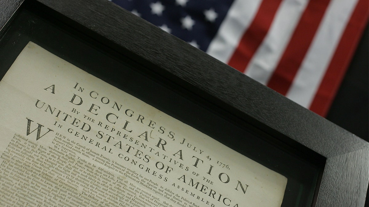 Copy of the Declaration of Independence