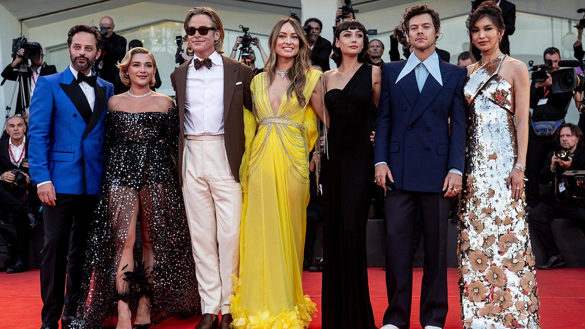 Cast of "Don't Worry Darling" at Cannes