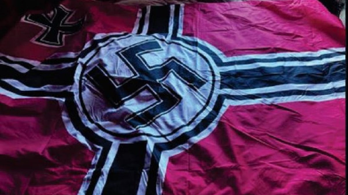 A Nazi flag