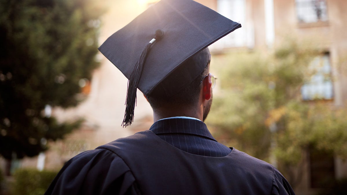 graduation day cap and gown