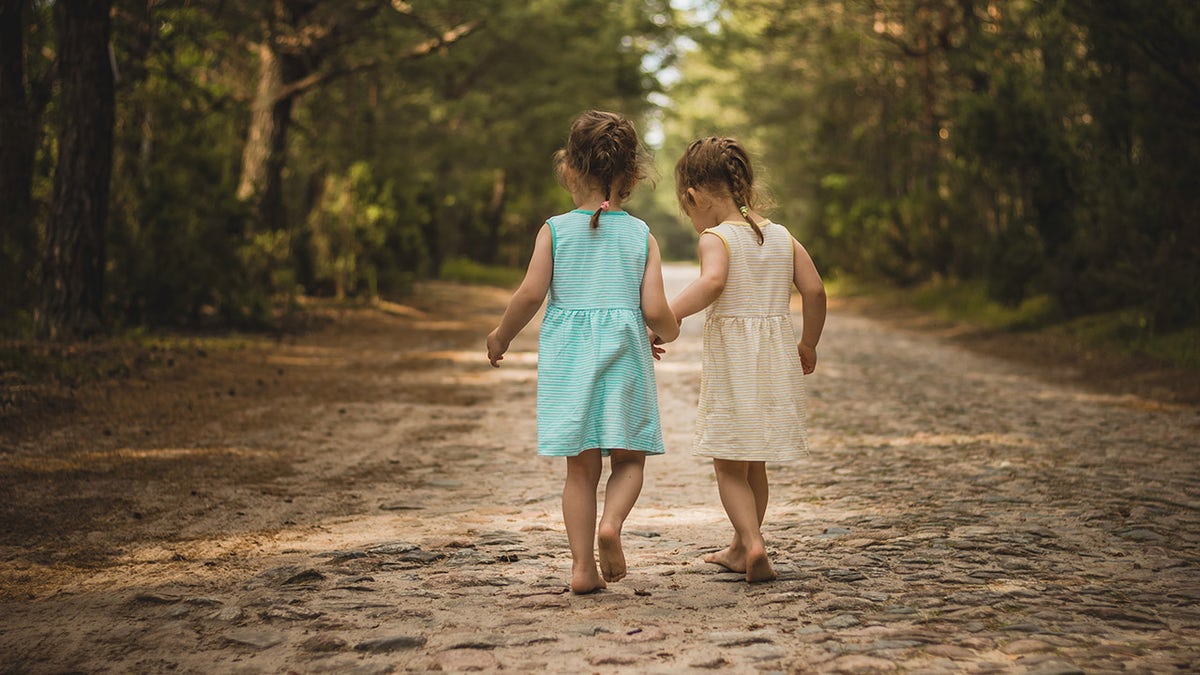 small twin girls