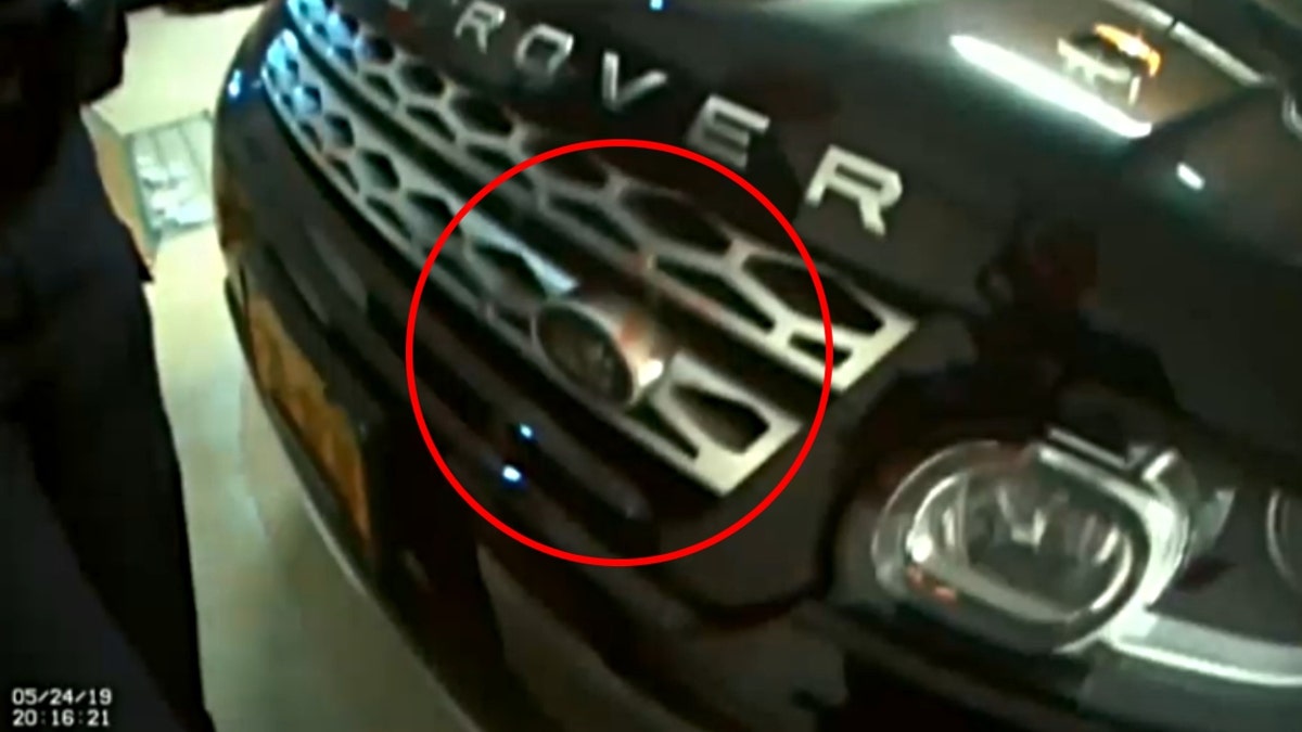 Blood splatter on Jennifer Dulos' Range Rover