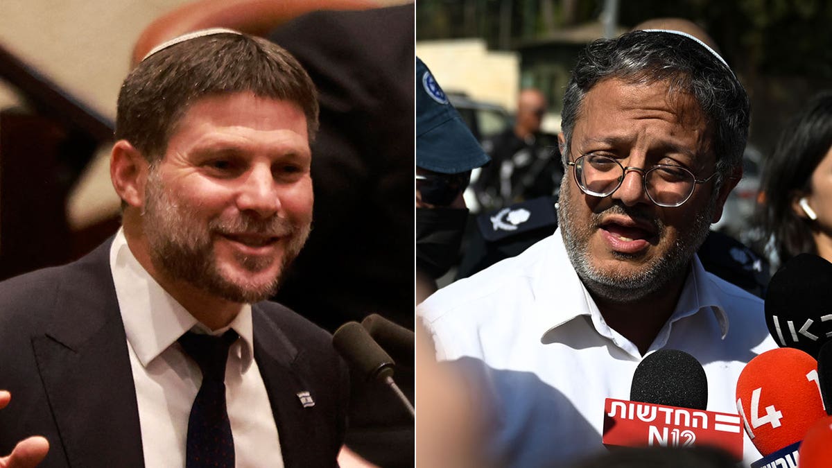 Smotrich and Gvir cropped side by side