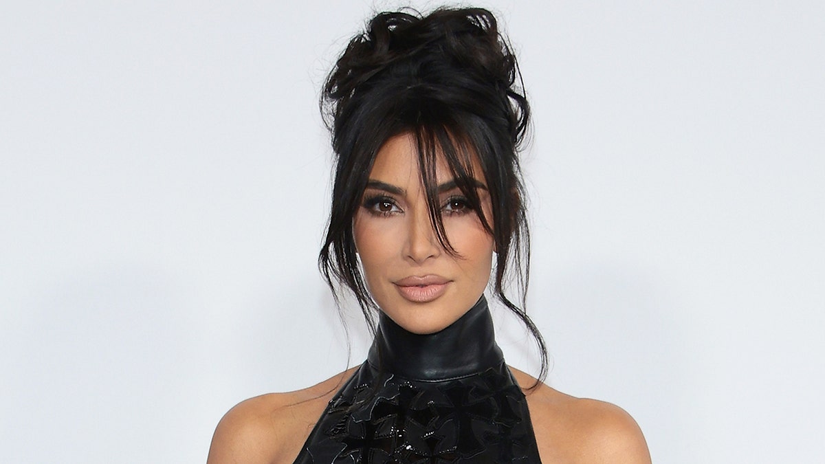 Kim Kardashian wears updo astatine arena successful New York