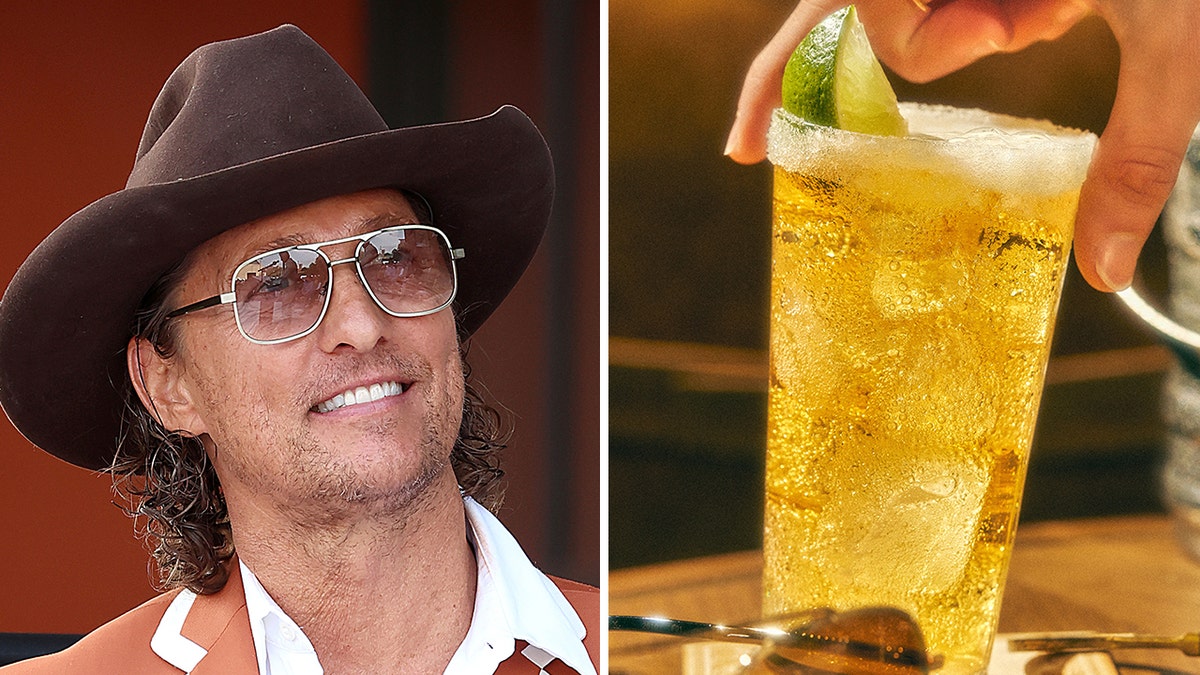 Matthew McConaughey and margarita
