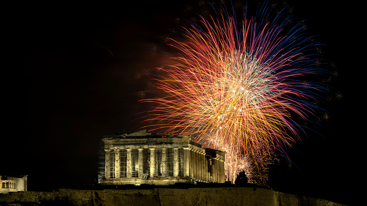 Celebrations in Athens, Greece