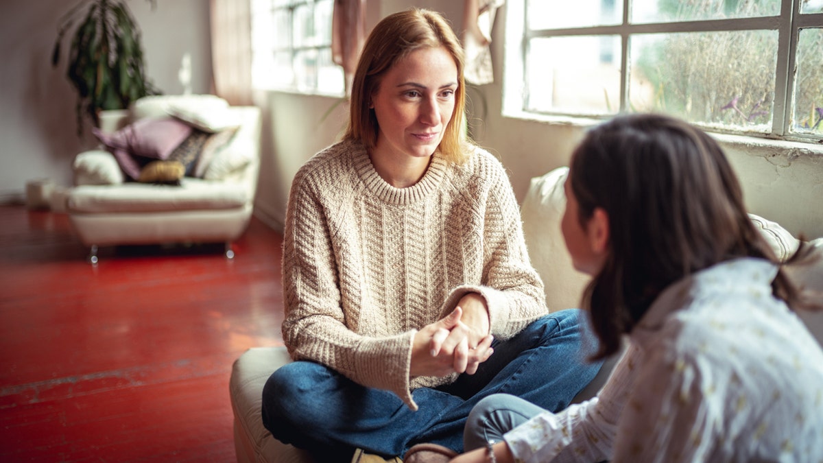 Parent with teen