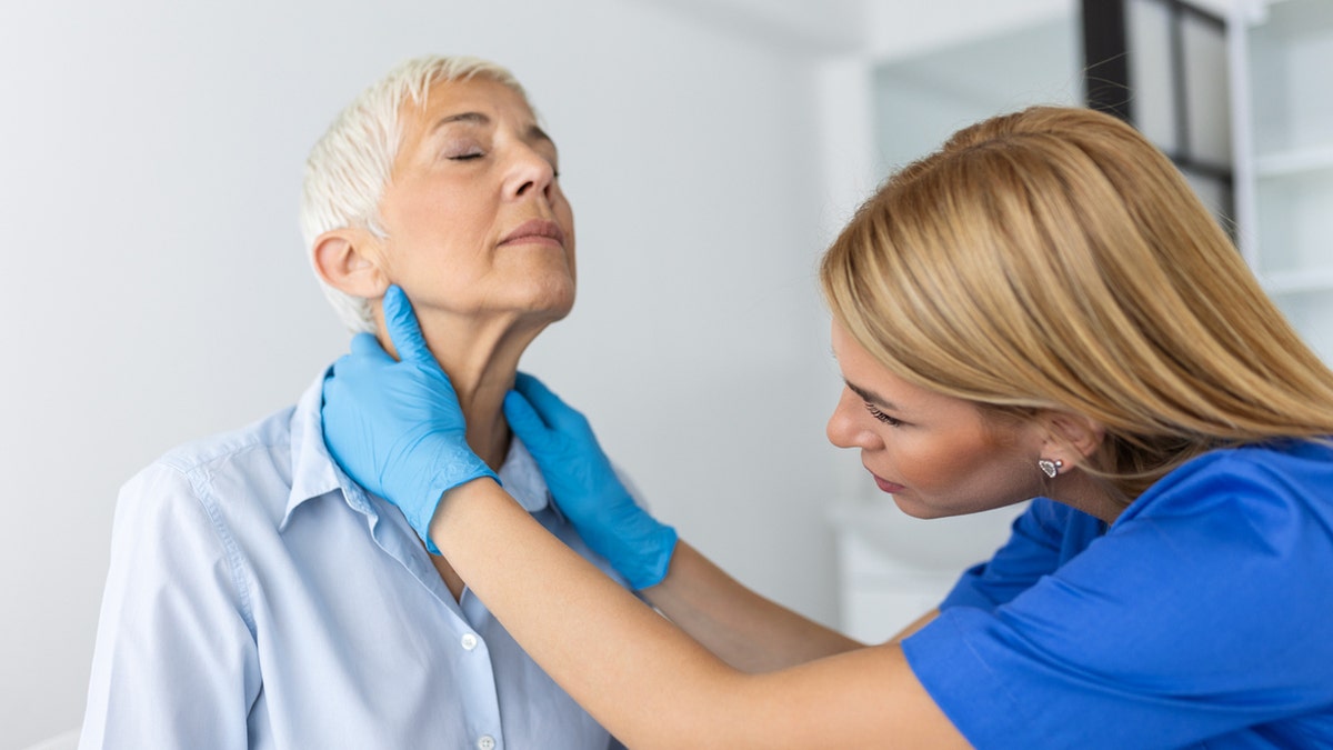 Woman with doctor