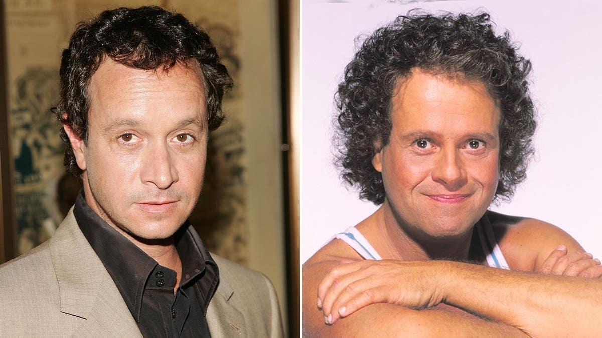 A split of Pauly Shore and Richard Simmons