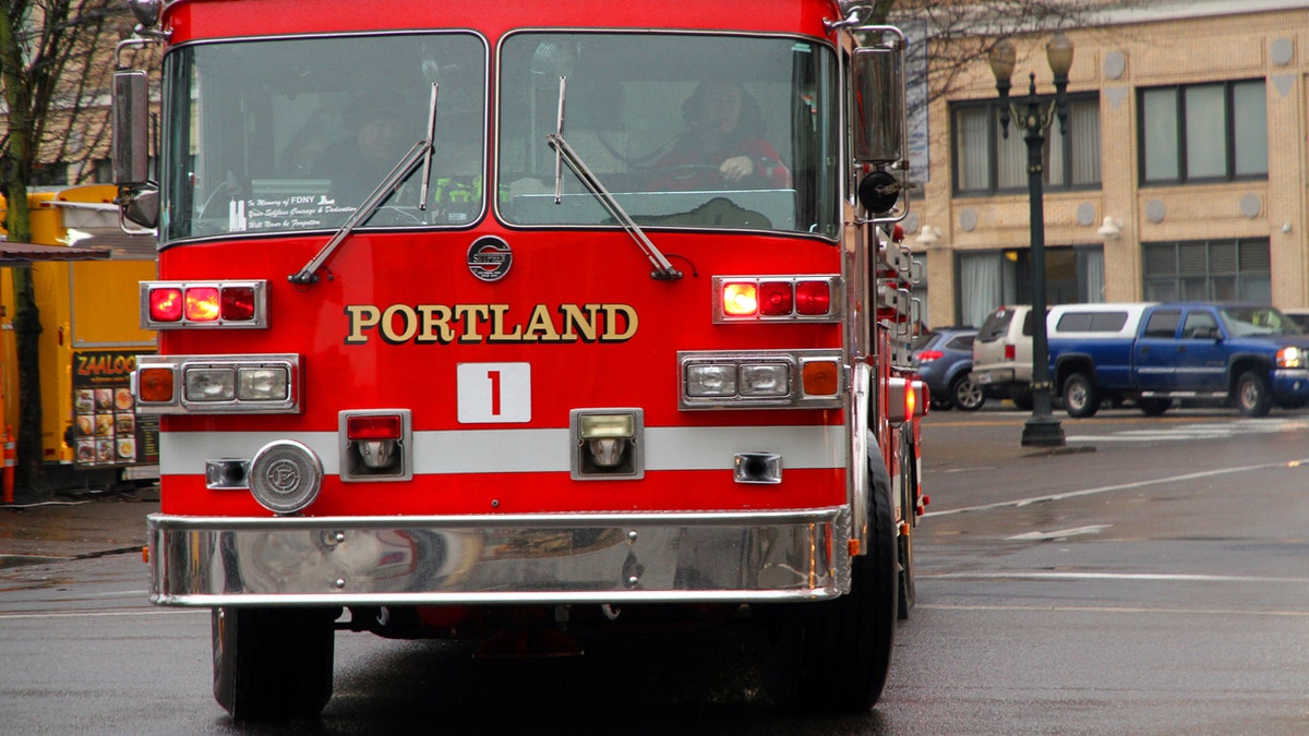 Portland fire truck