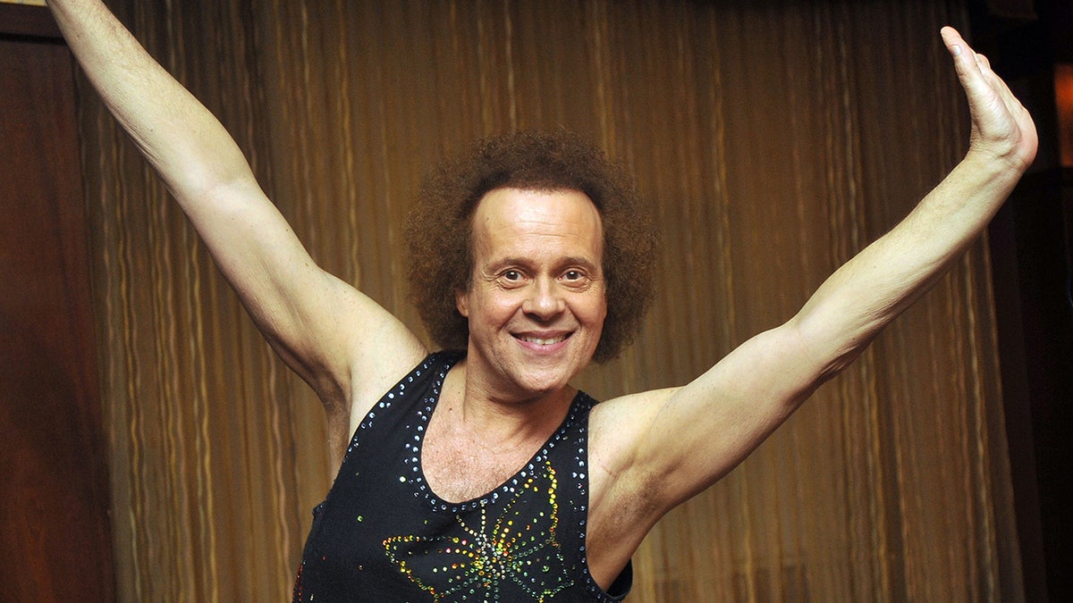 Richard Simmons working out